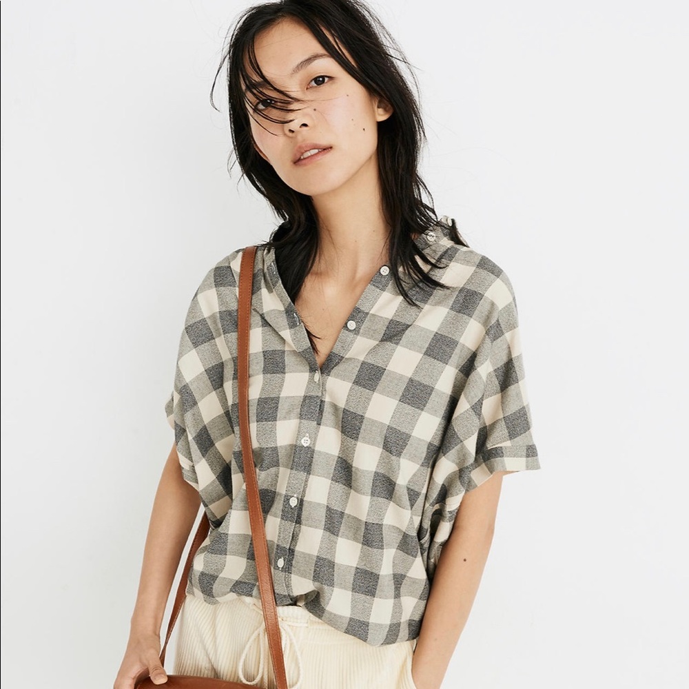 Madewell XXS Central Shirt in Buffalo Check